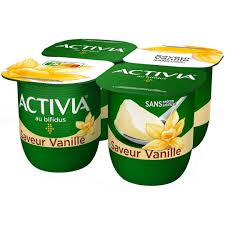 Danone Activia Brassé Vanille 4 x 125 g